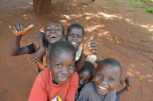 Kids curiosity in Zambia Africa