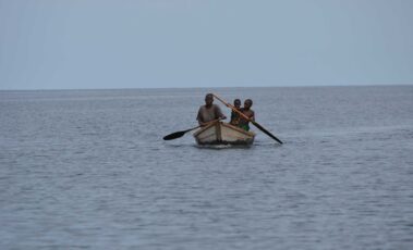 Fishermen on Tanganyika Lake in Zambia - Africa
